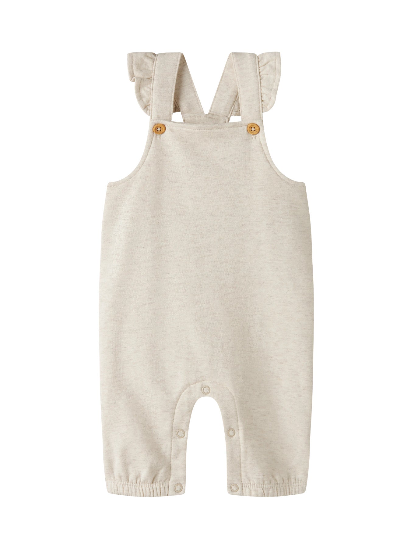 Name It Nilda mjuk babyoverall i sweatmaterial med borstad insida.