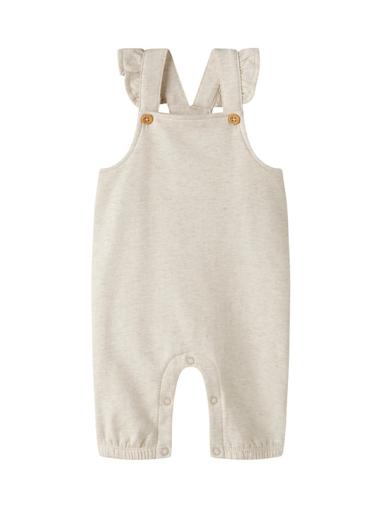 Name It Nilda mjuk babyoverall i sweatmaterial med borstad insida.