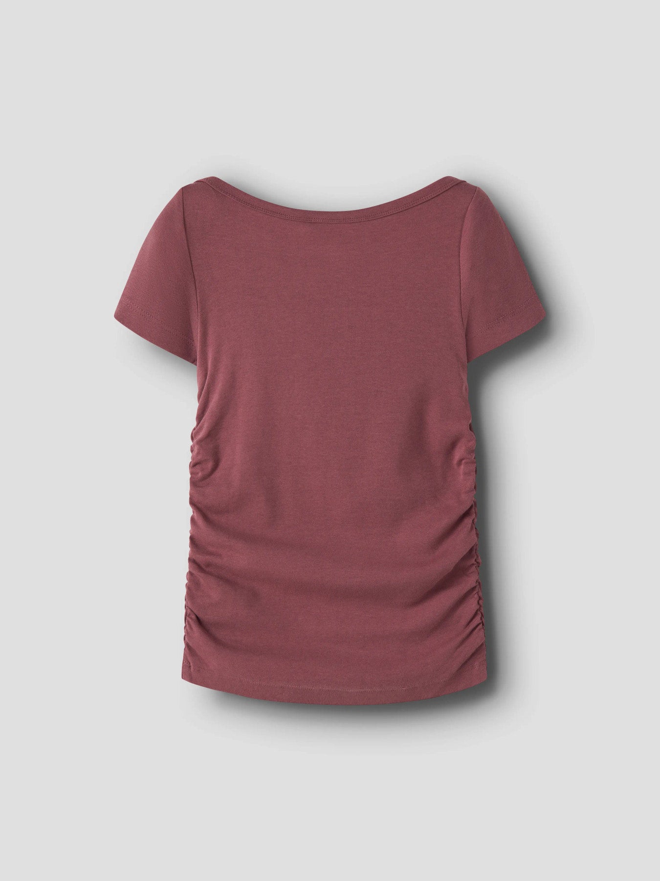 Name It Norikko gammelrosa rynkad T-shirt med båtringning för flicka kids – 13259417
