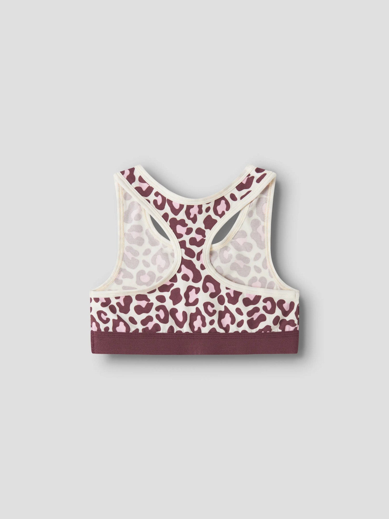 Name It rosa underklädestoppar i 2-pack för flicka med leopardmönster och mjuk stretchig kvalitet