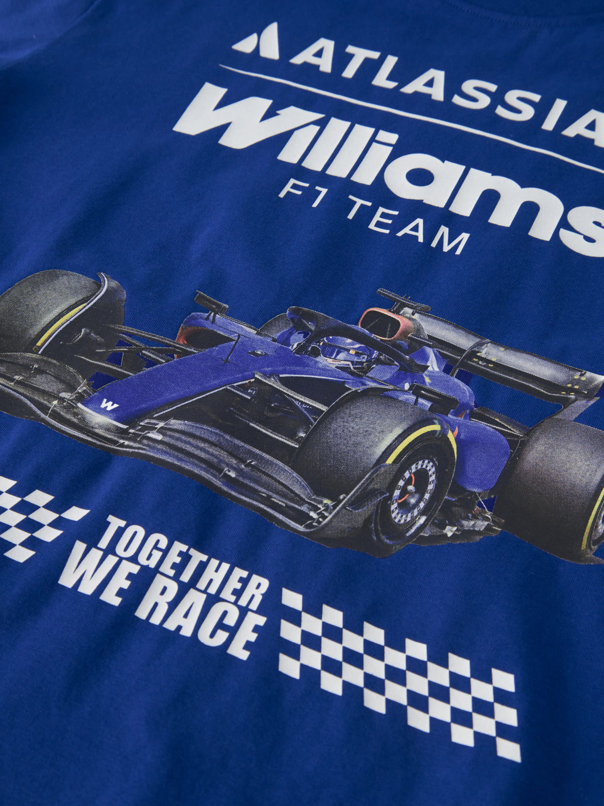 Name It Atlas blå T-shirt för pojke kids med Williams F1 Team och racerbil – 13260014