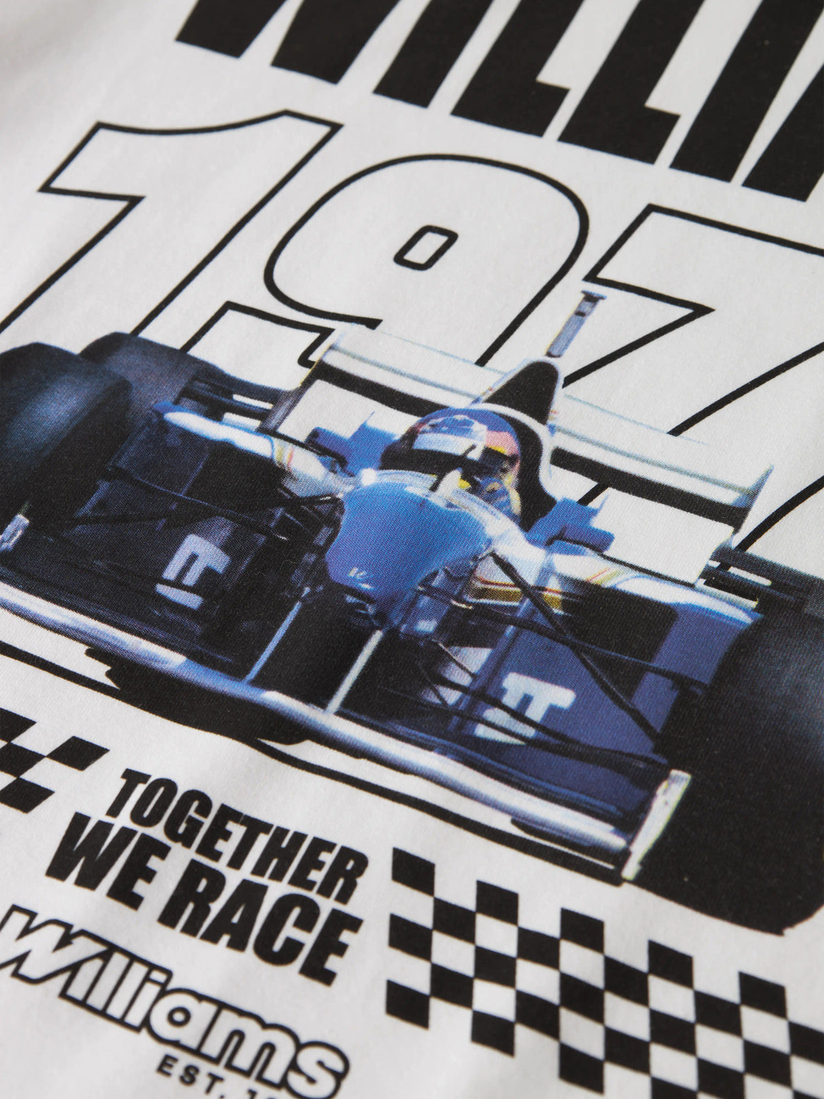 Name It Atlas vit T-shirt för pojke kids med Williams Formel 1-racerbil – 13260014