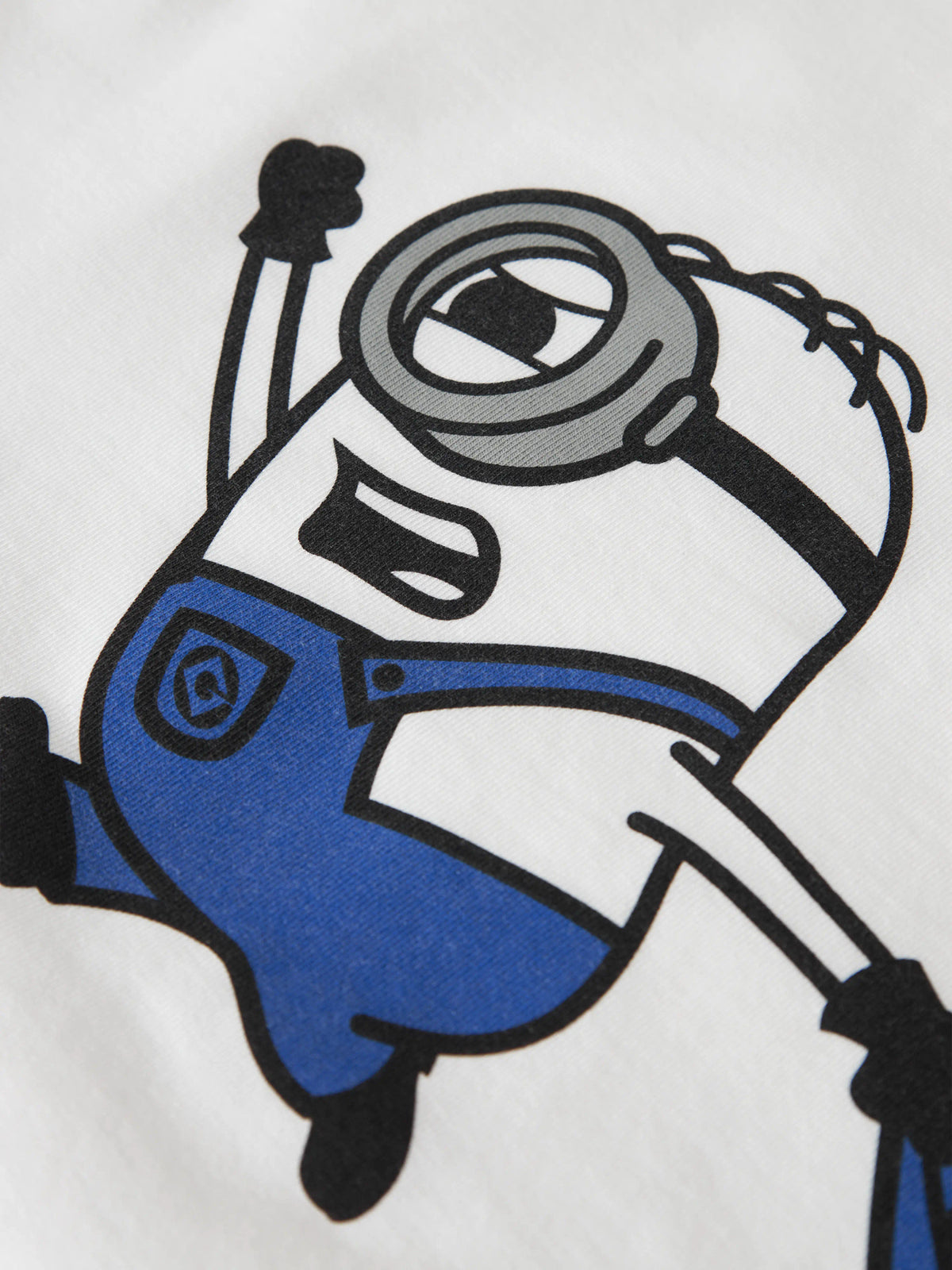 Name It Aman Minions vit T-shirt med motiv för pojke kids