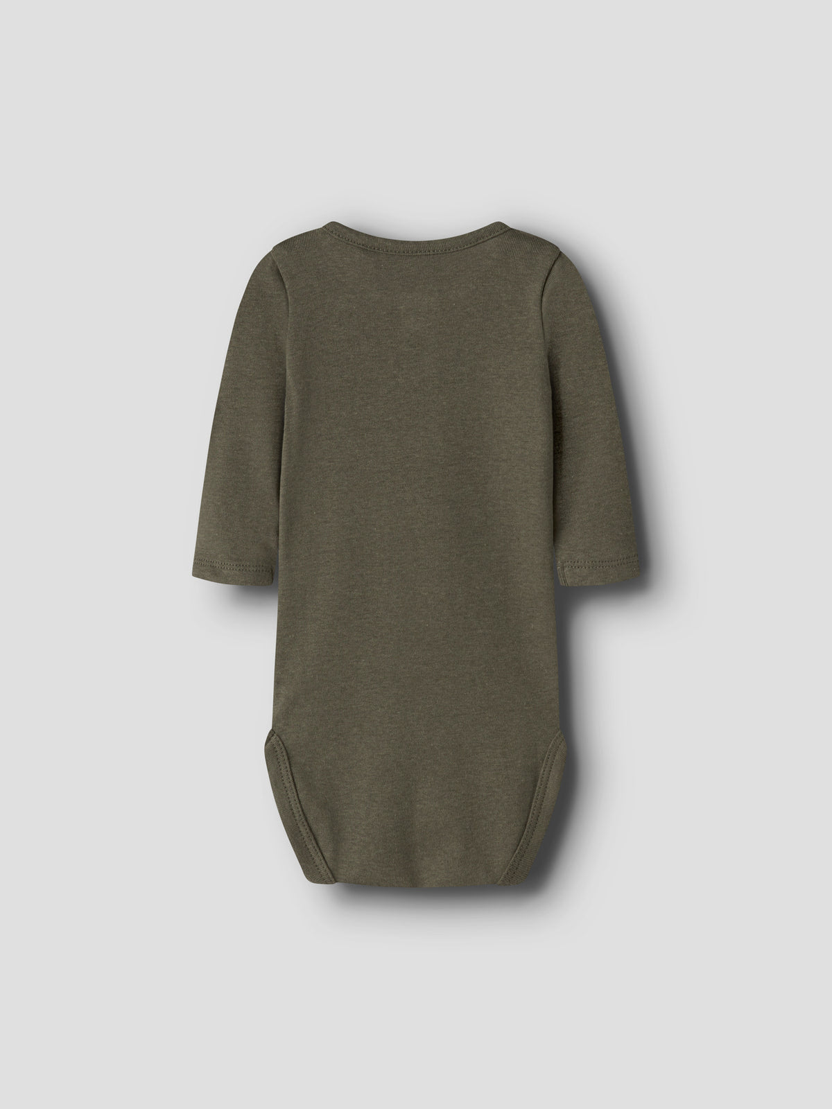 Name It Ohoney långärmad babybody i mörkgrön färg för pojke