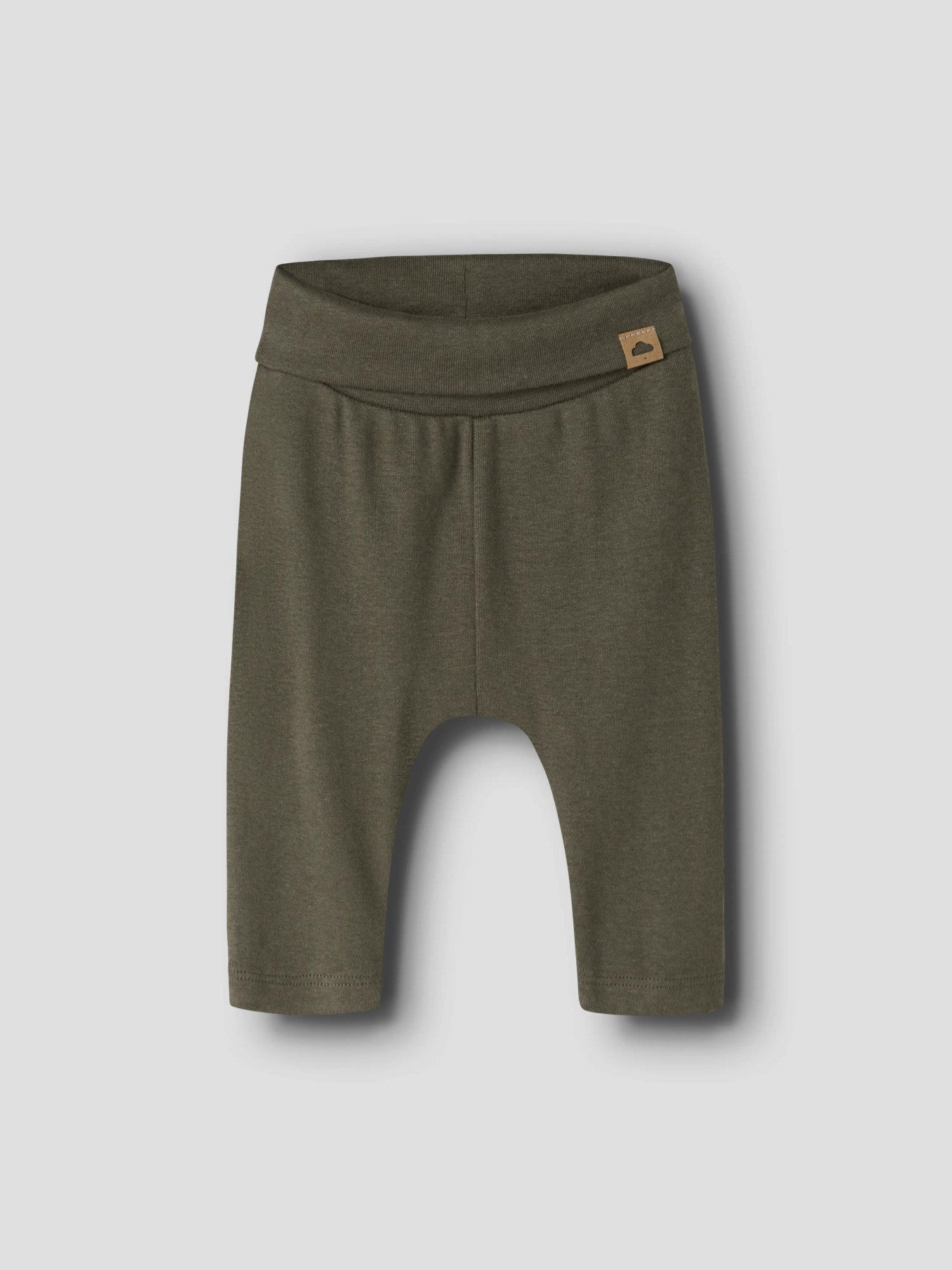 Name It Ohoney ribbad babybyxa för pojke i Olive Night med nedvikbar mudd, 13260258