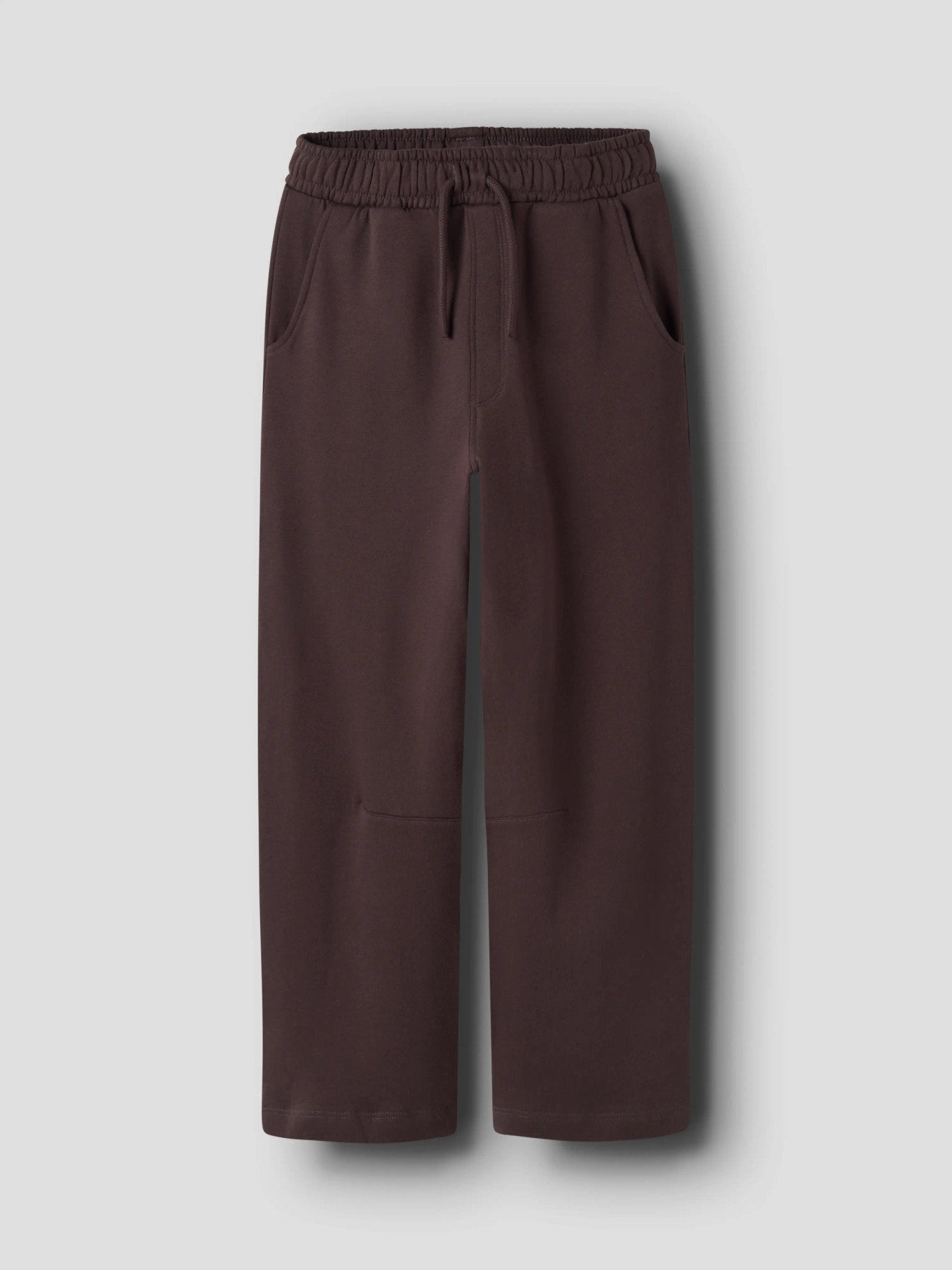Name It Oden Barrel mörkbrun mjukisbyxa pojke kids med justerbar midja och fickor