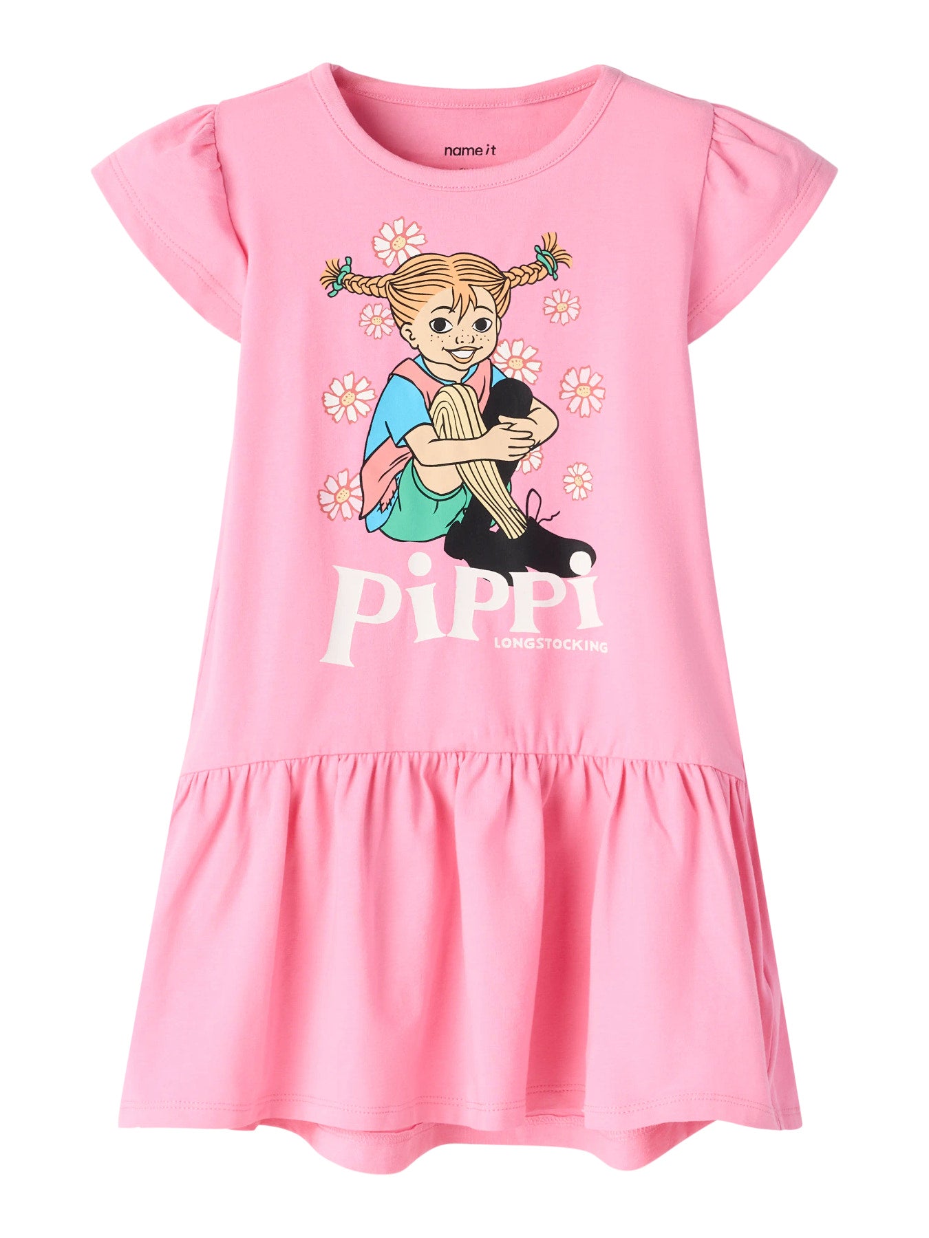 Rosa Pippi Långstrump klänning med kort ärm. Fin sommar klänning till flicka med Pippi Longstocking från Name it.
NMFAMEA PIPPI SS DRESS SKY
13260410 