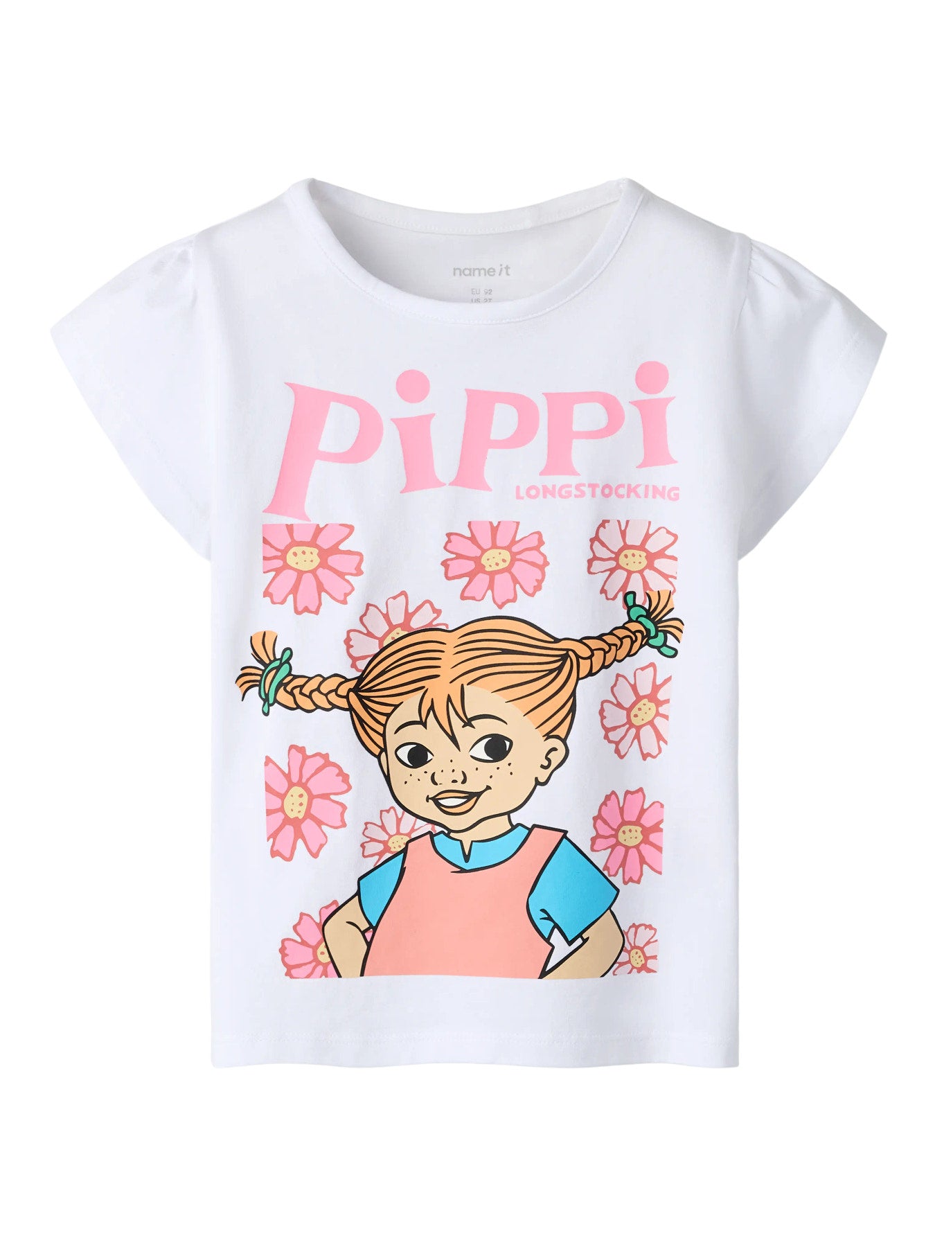 Vit Pippi Långstrump t-shirt till flicka. Pippi Longstocking topp vit med blommor till flicka från Name it.
NMFAMENA PIPPI SS TOP SKY
13260411