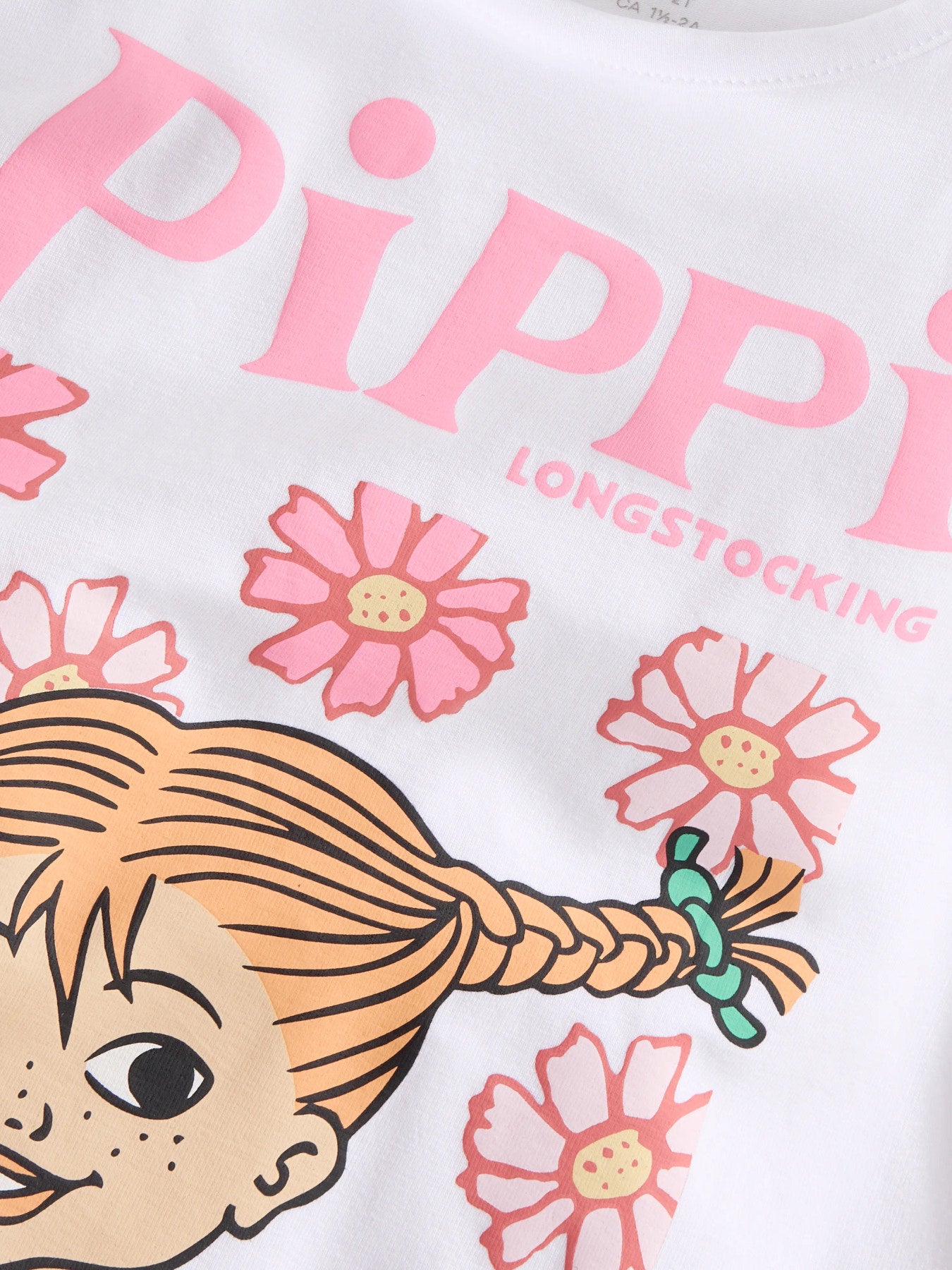 Vit Pippi Långstrump t-shirt till flicka. Pippi Longstocking topp vit med blommor till flicka från Name it.
NMFAMENA PIPPI SS TOP SKY
13260411