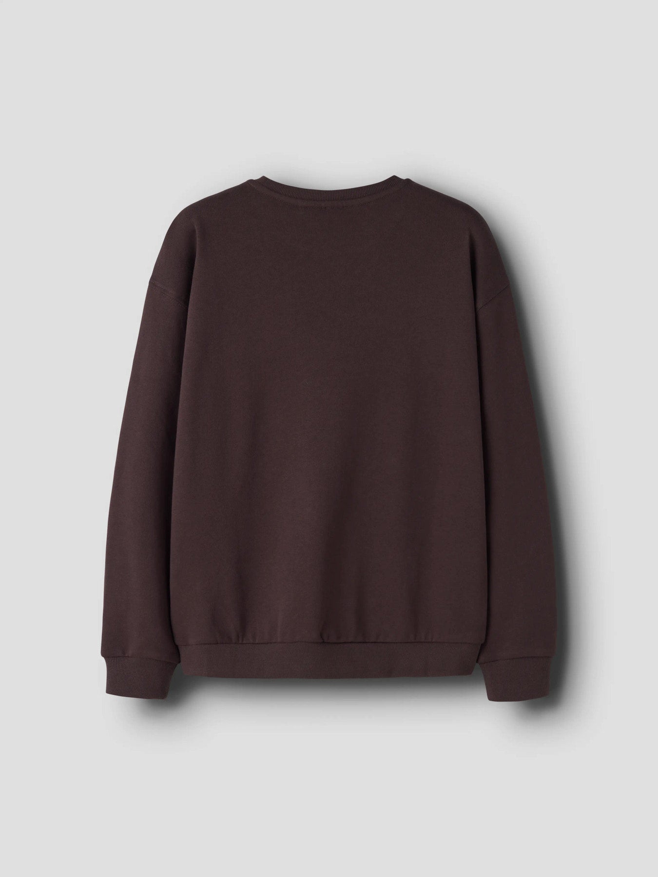 Name It Olan mörkbrun sweatshirt pojke kids med litet bröstmärke