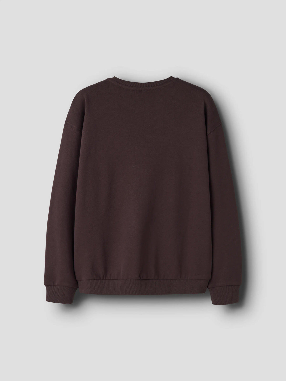 Name It Olan mörkbrun sweatshirt pojke kids med litet bröstmärke