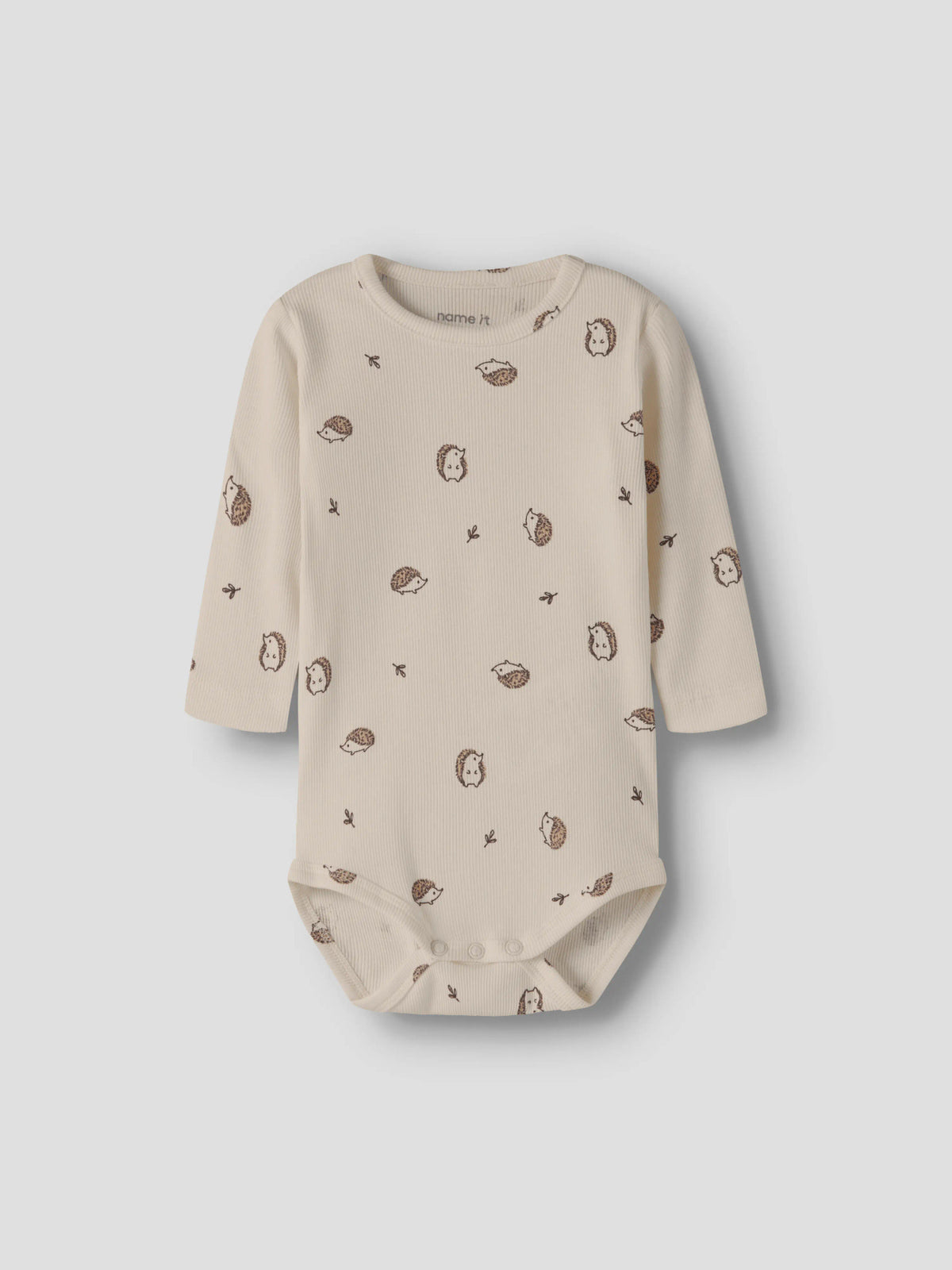 Name It Ohogi babyset 3 delar unisex med body byxor och mössa med igelkottar