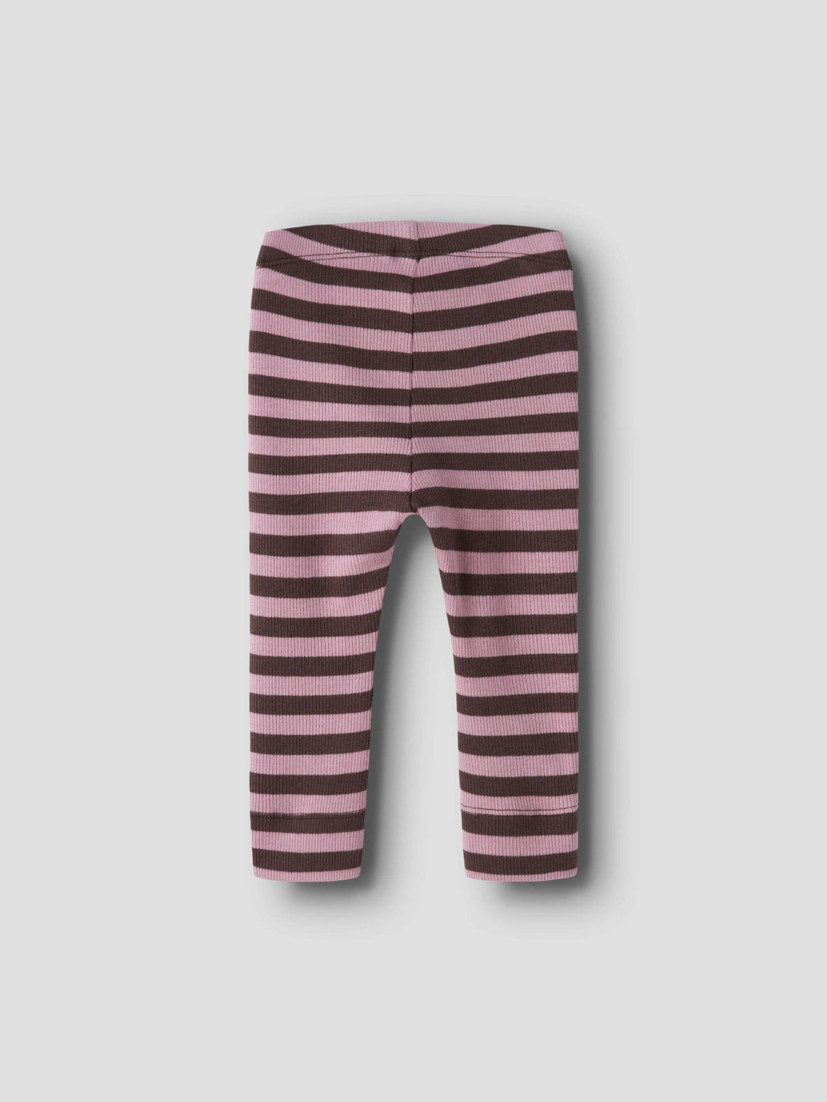 Name It rosa och vinröda ribbade leggings för baby unisex i ekologisk bomull och TENCEL™ Modal med elastisk midja och mjuk stretchkvalitet