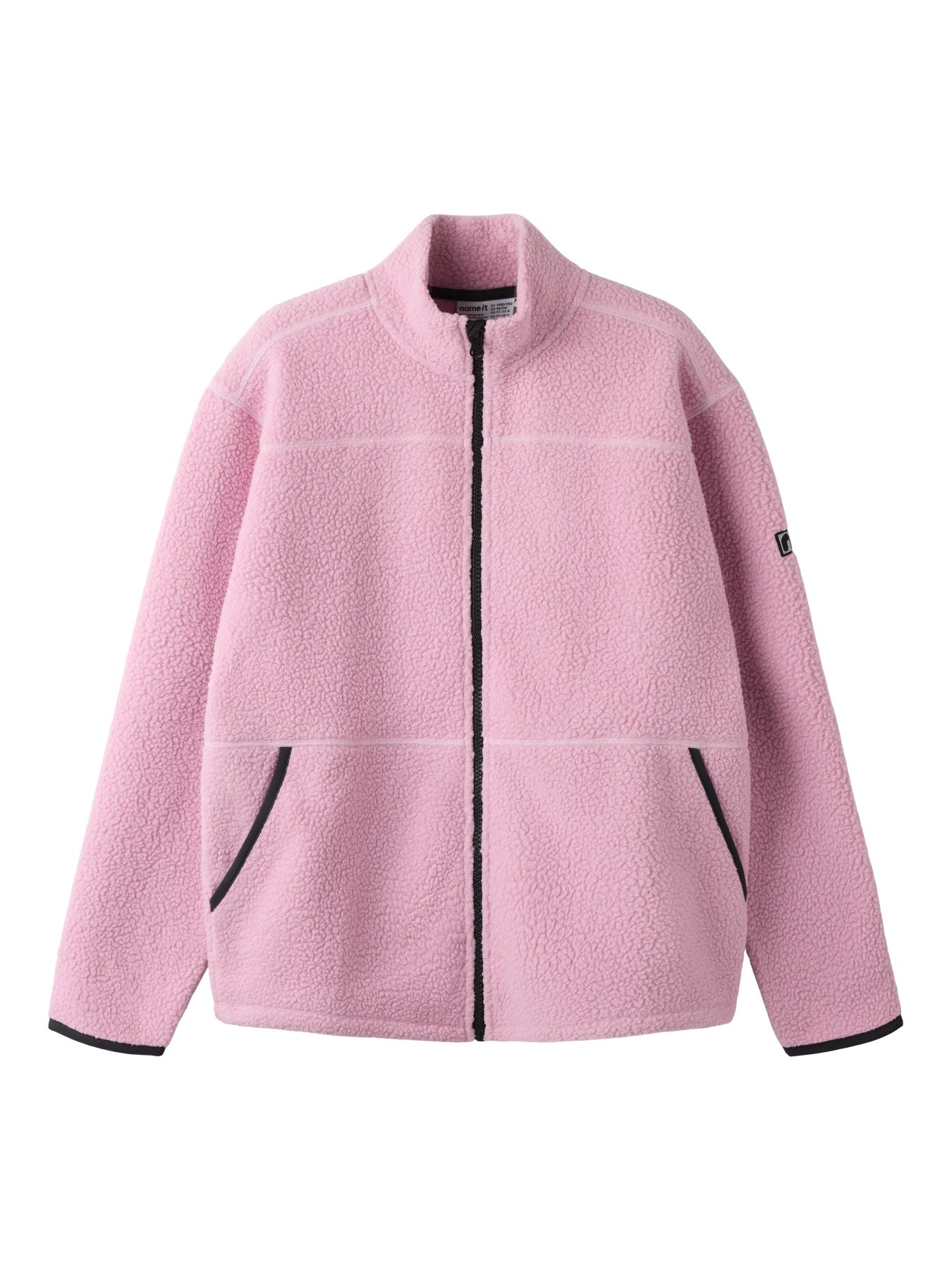 Rosa teddy jacka till flicka. Tjej fleece jacka, mjuk skön vårjacka från Name it.
NKFBULINA LS NREG TEDDY CARD
13261272