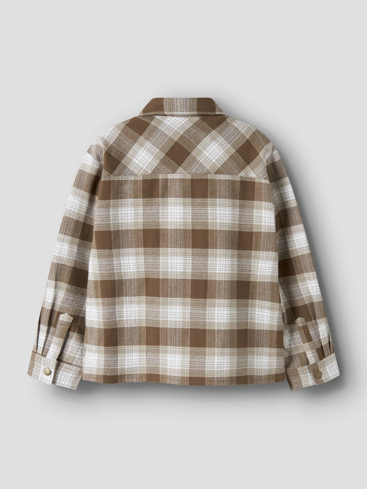 Island Fossil Revin långärmad overshirt för barn pojke från Name it, bakifrån