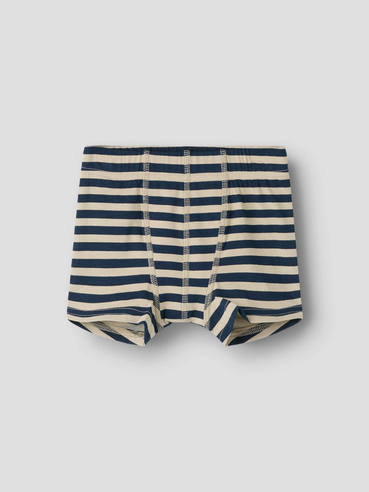 Roviq boxershorts 3-pack pojke i marinblått cremevitt och randigt