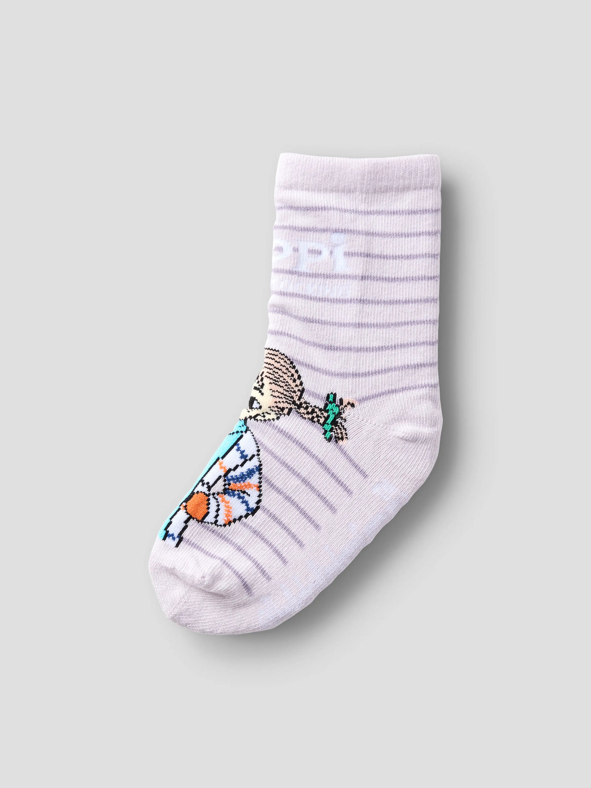 Pippi Långstrump strumpor 3-pack mini flicka Lavender Gray 1XEVENING B+1XLAVENDER G+1XFULL B P