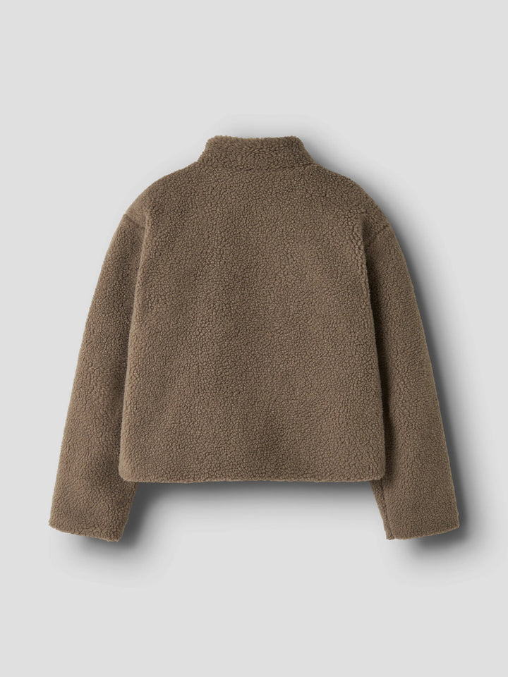 LMTD Majos kort teddyjacka Shitake för tjej ungdom – 13262910