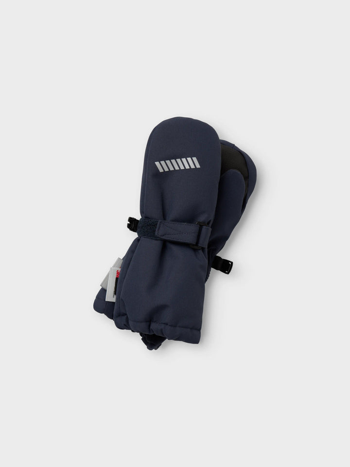 Name It Snow10 vattentäta tumvantar barn unisex svarta vintervantar