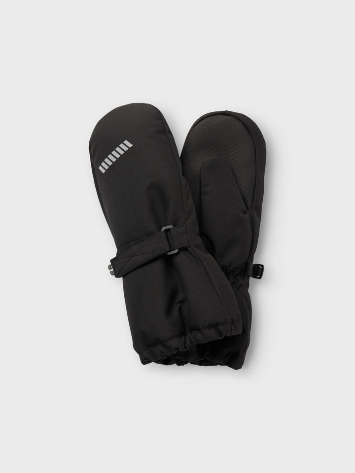 Name It Snow10 svarta vattentäta vintervantar tumvantar Kids unisex