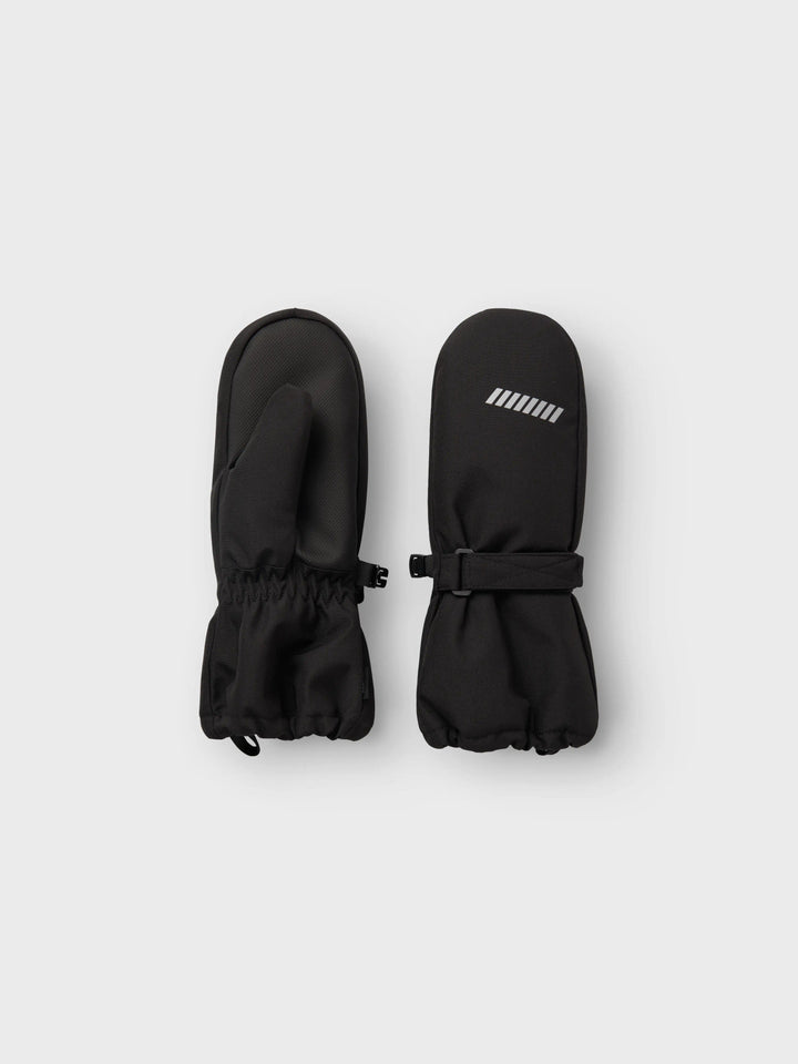 Name It Snow10 svarta vattentäta vintervantar tumvantar Kids unisex
