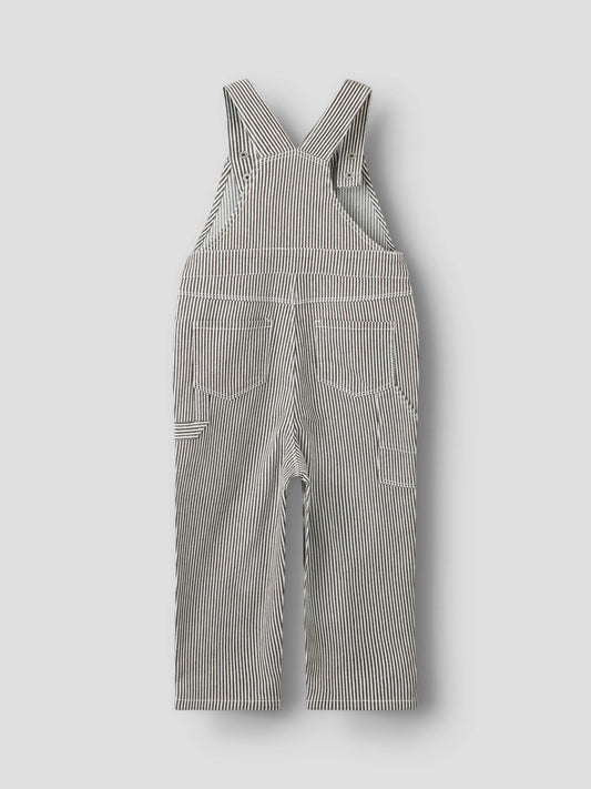 Name It Nola randiga hängselbyxor i White för barn, pojke och flicka, style 13263510.