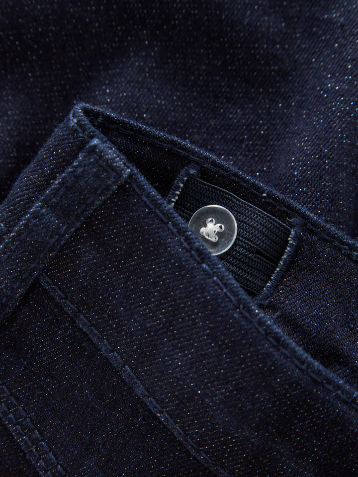 Name It Liv mörkblå denimkjol med glitter och volang för flicka kids – 13263614