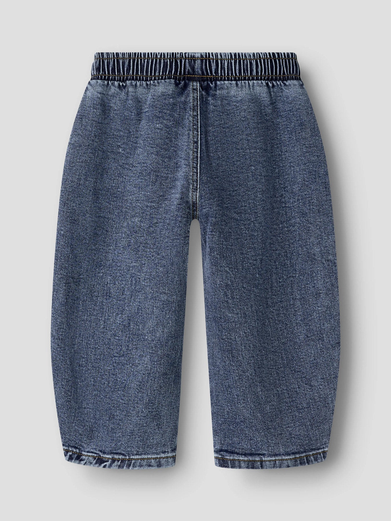 Blå barrel jeans med ledig passform för barn från Name It