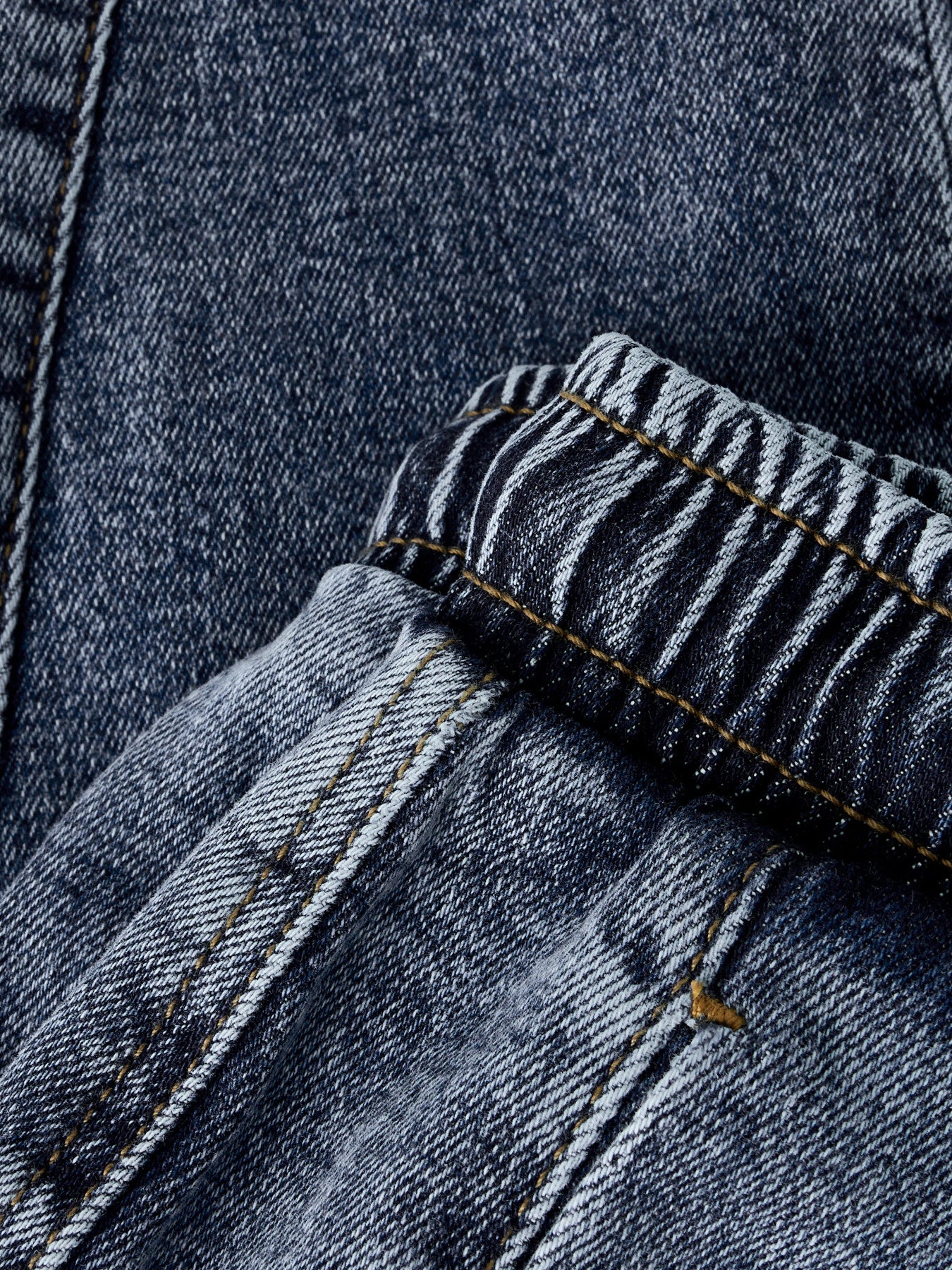 Blå barrel jeans med ledig passform för barn från Name It