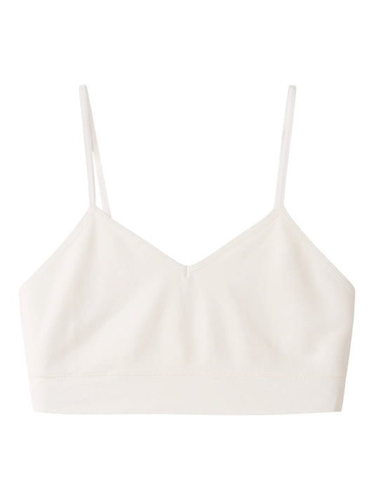 LMTD Betty sömlös vit bralette White Alyssum för ungdom tjej