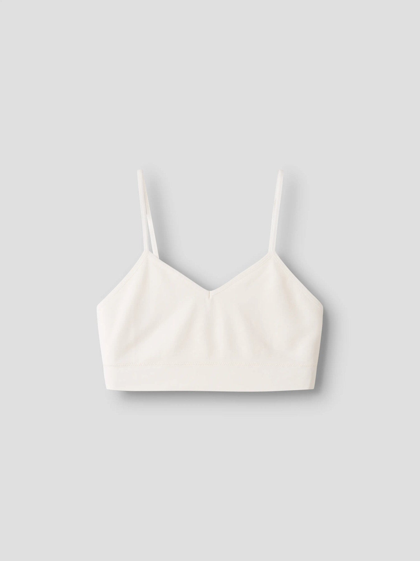 LMTD Betty sömlös vit bralette White Alyssum för ungdom tjej