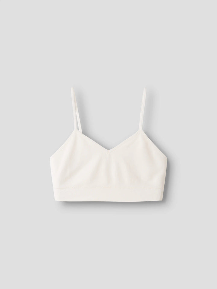 LMTD Betty sömlös vit bralette White Alyssum för ungdom tjej
