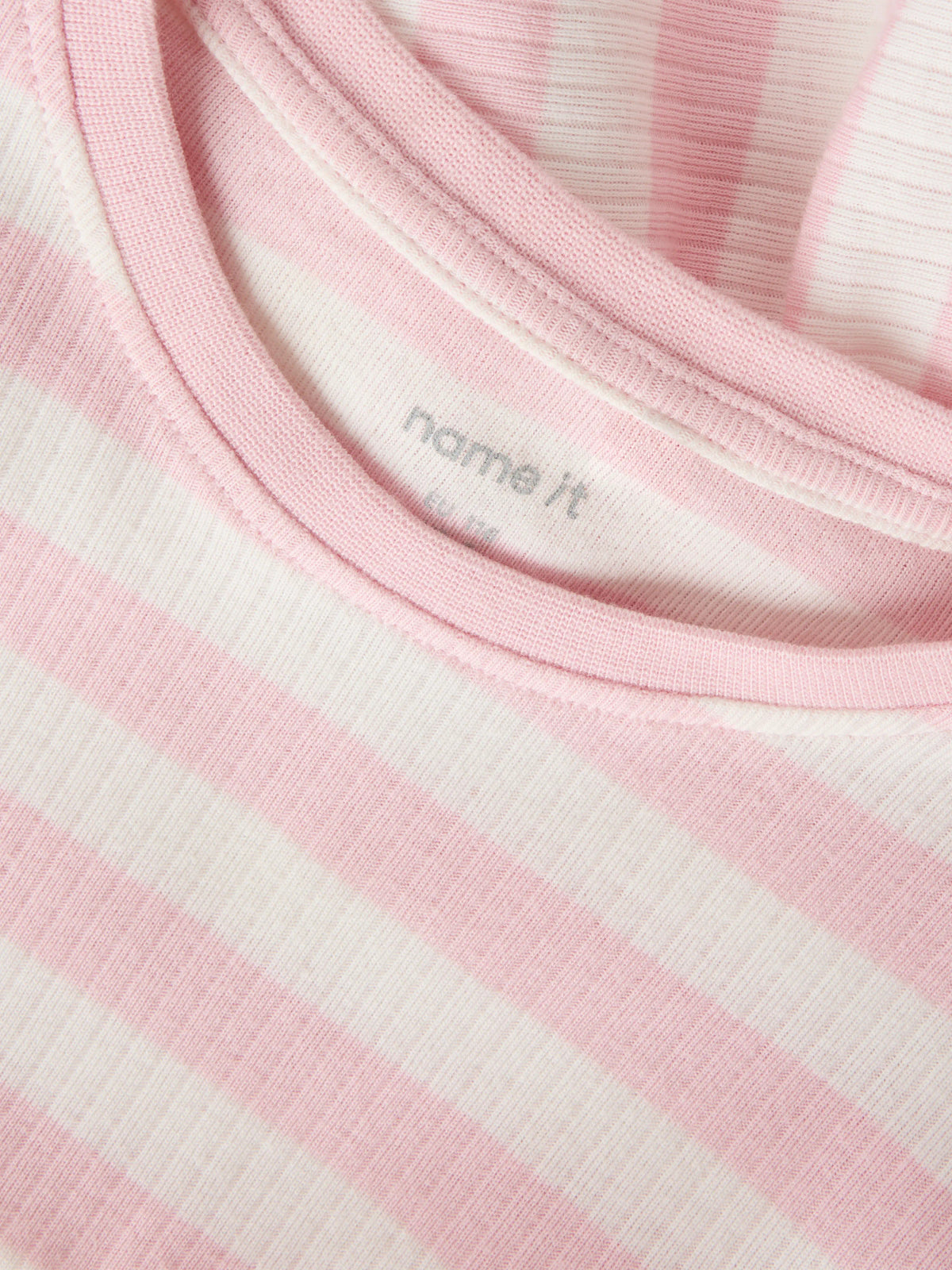 Name It Nilje randig peplumtröja för flicka mini Parfait Pink – 13264924