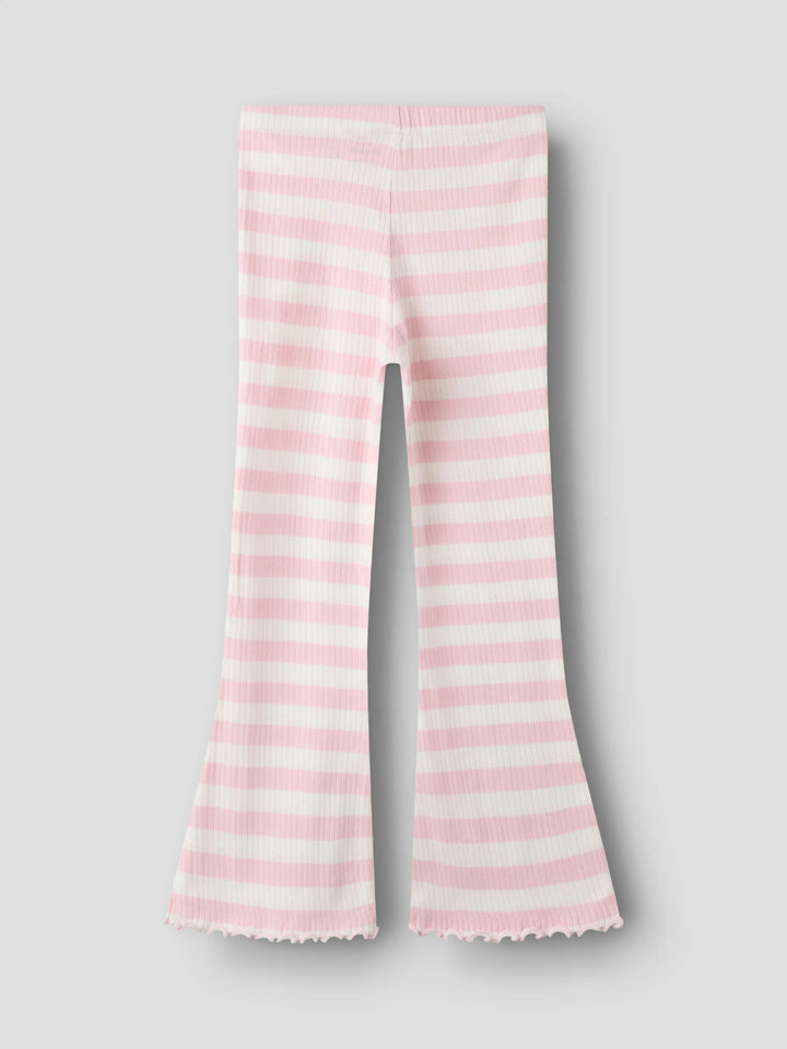 Name It Nilje randiga bootcut leggings för flicka mini Parfait Pink – 13264925