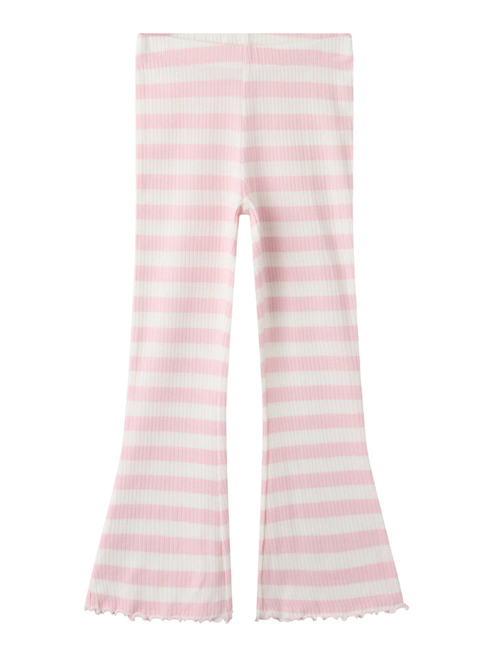 Name It Nilje randiga bootcut leggings för flicka mini Parfait Pink – 13264925