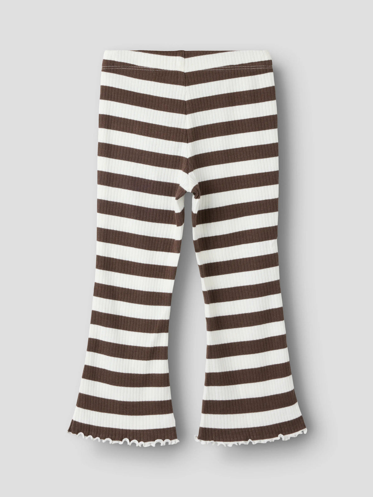 Name It Nilje randiga bootcut leggings för flicka mini Chocolate Brown – 13264925