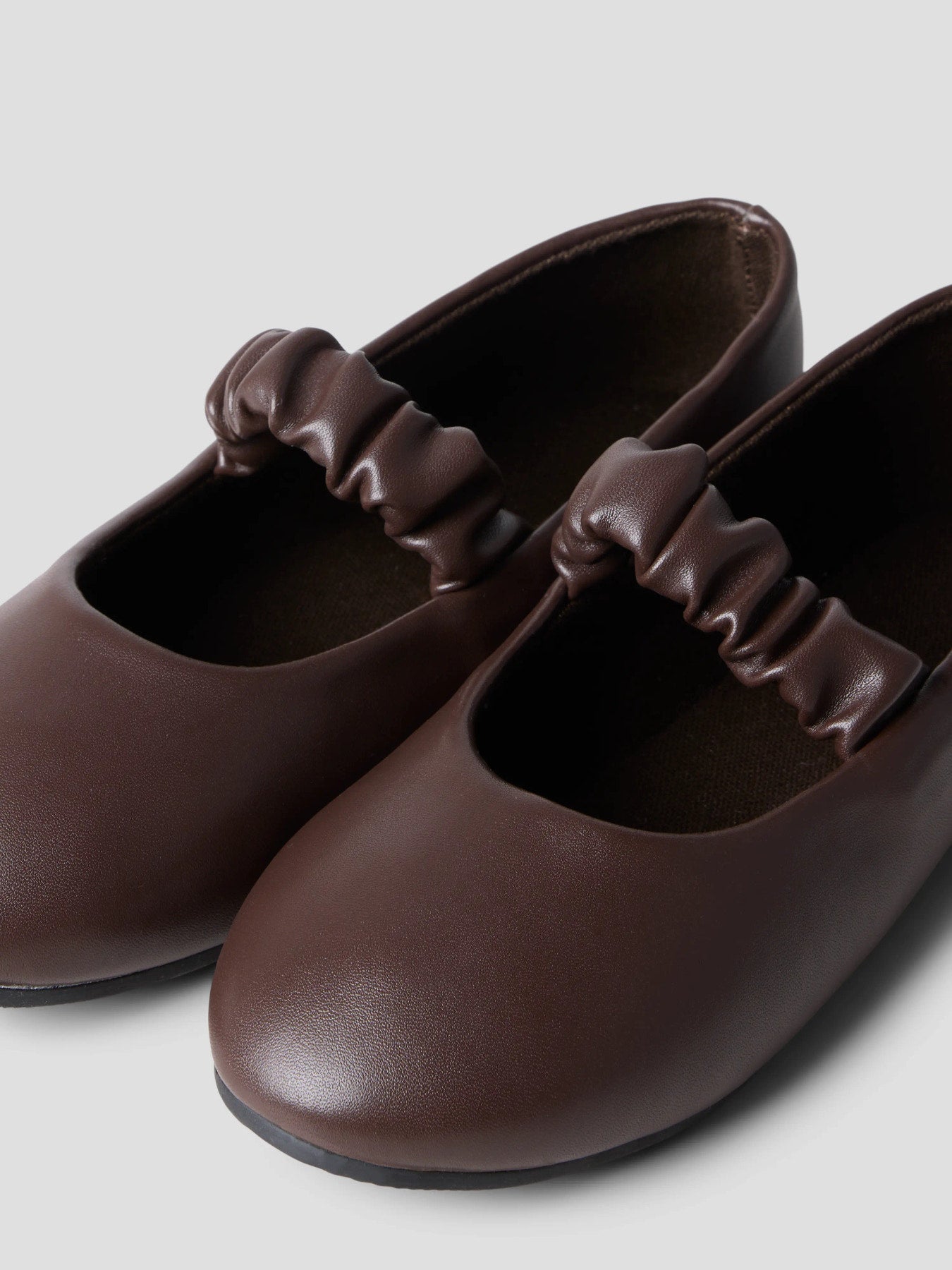 Name It Nila bruna ballerinaskor för flicka Chocolate Brown – 13265085