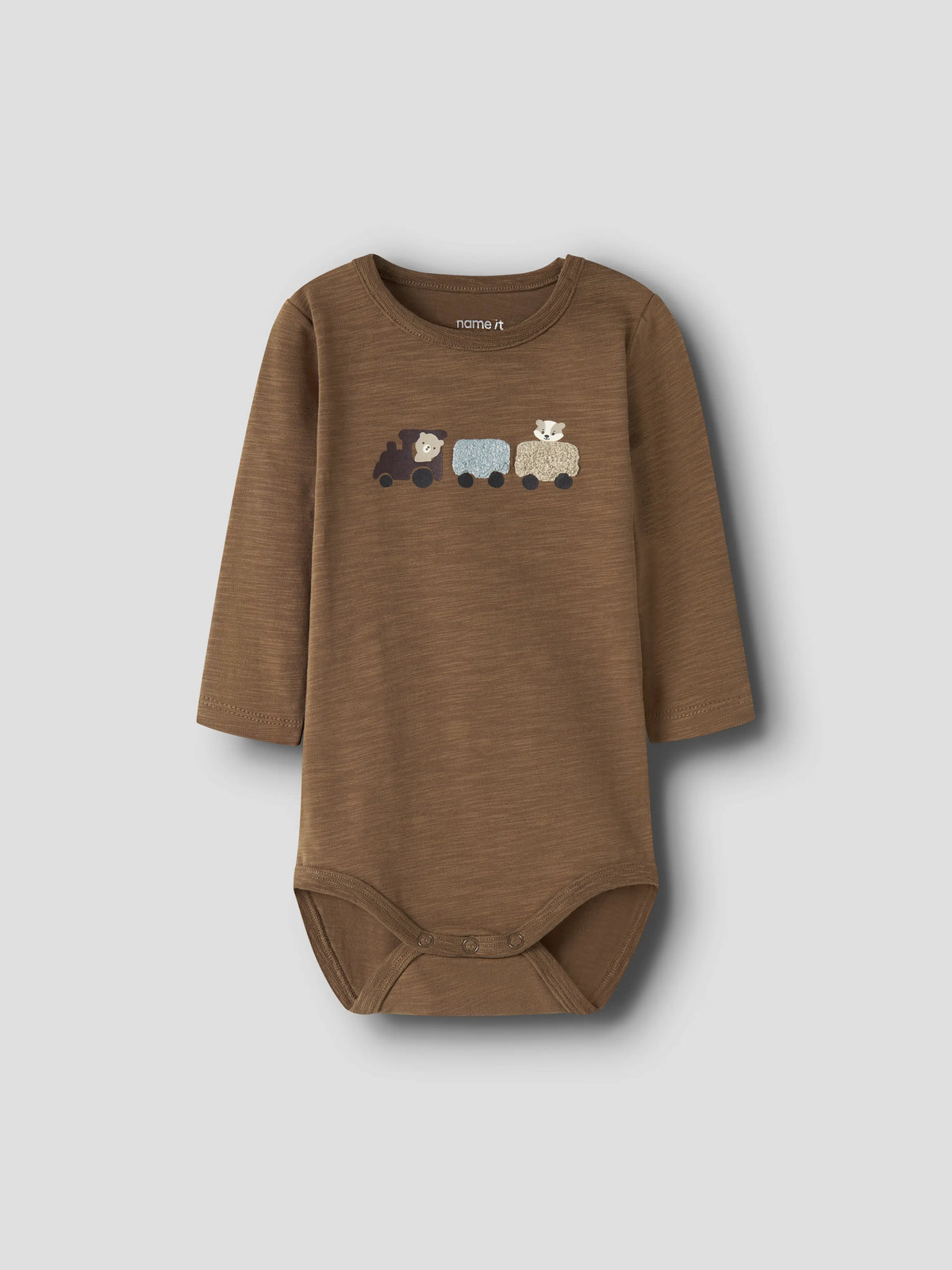 Rotram baby pojke Sepia body & omlottbody