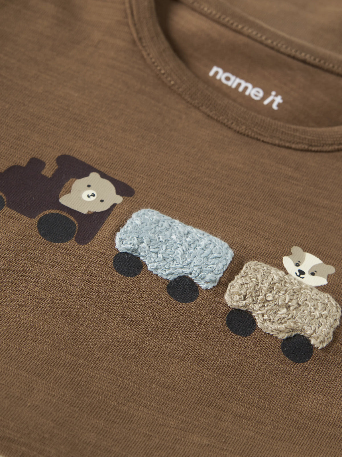 Rotram baby pojke Sepia body & omlottbody