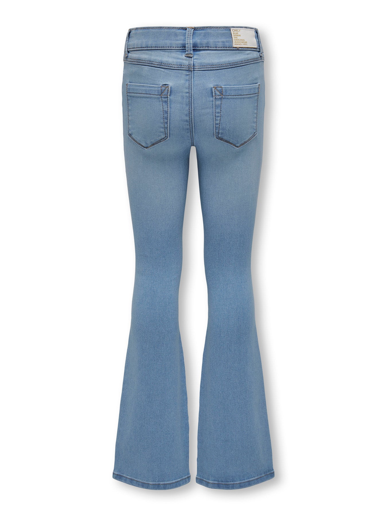 Ljus blå utsvängd flared barn jeans från Only girl till flicka. Ungdoms jeans bootcut från Only kids girl till flicka, ungdom tjej jeans.
KOGROYAL LIFE REG FLARED PIM020 NOOS
15281015