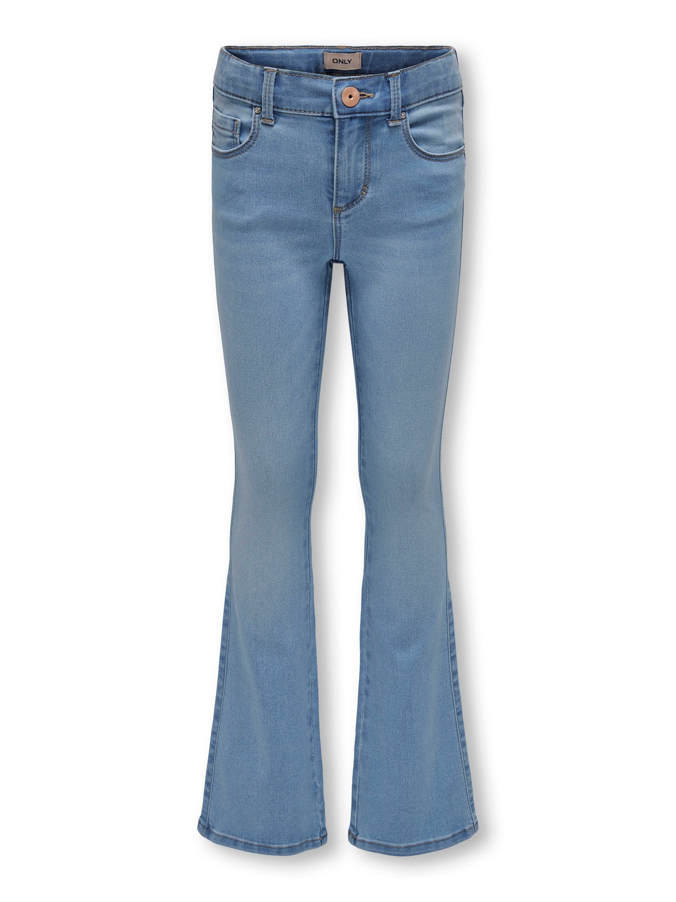 Ljus blå utsvängd flared barn jeans från Only girl till flicka. Ungdoms jeans bootcut från Only kids girl till flicka, ungdom tjej jeans.
KOGROYAL LIFE REG FLARED PIM020 NOOS
15281015