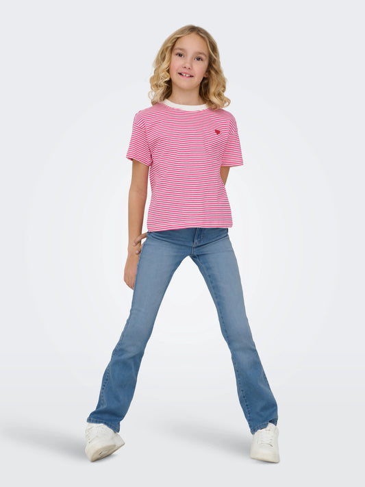 Ljus blå utsvängd flared barn jeans från Only girl till flicka. Ungdoms jeans bootcut från Only kids girl till flicka, ungdom tjej jeans.
KOGROYAL LIFE REG FLARED PIM020 NOOS
15281015