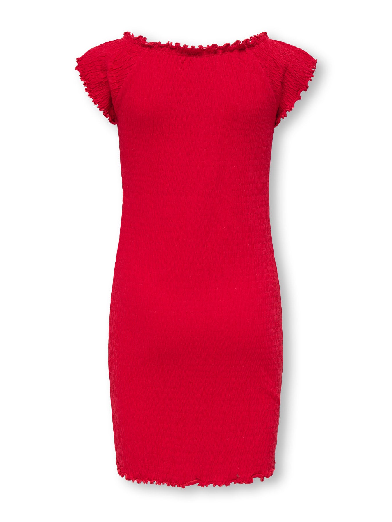 Röd kortärmad klänning till flicka. Kort krinklad klänning till ungdom tjej från Only Kids.
KOGJOJO LIFE SS DRESS JRS
15368509