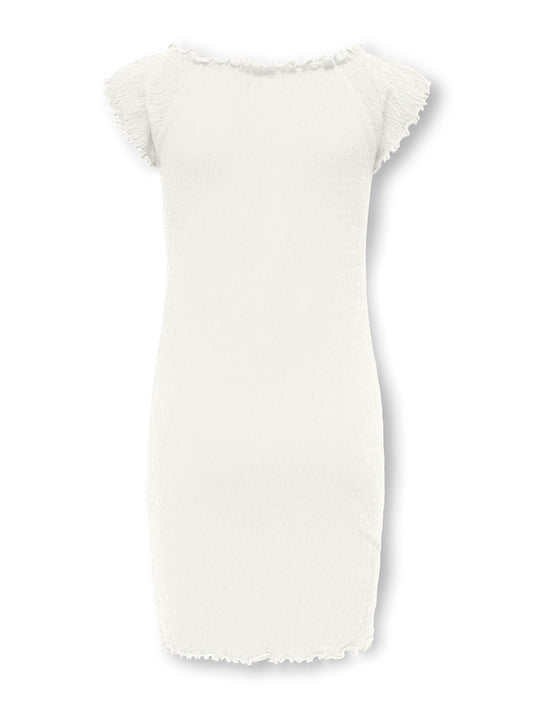 Vit kortärmad klänning till flicka. Kort krinklad klänning till ungdom tjej från Only Kids.
KOGJOJO LIFE SS DRESS JRS
15368509