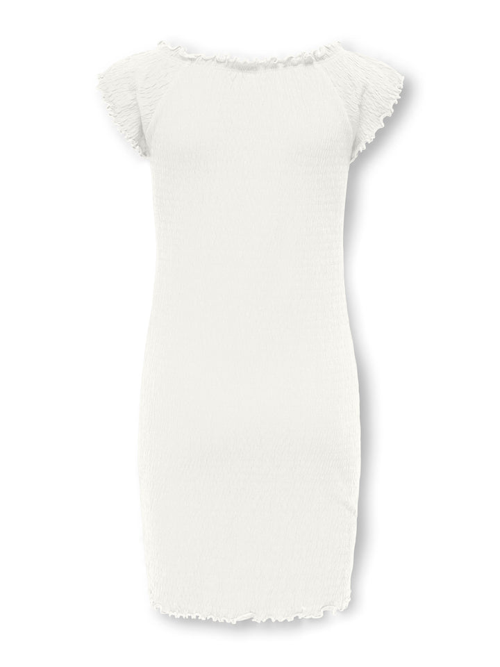 Vit kortärmad klänning till flicka. Kort krinklad klänning till ungdom tjej från Only Kids.
KOGJOJO LIFE SS DRESS JRS
15368509