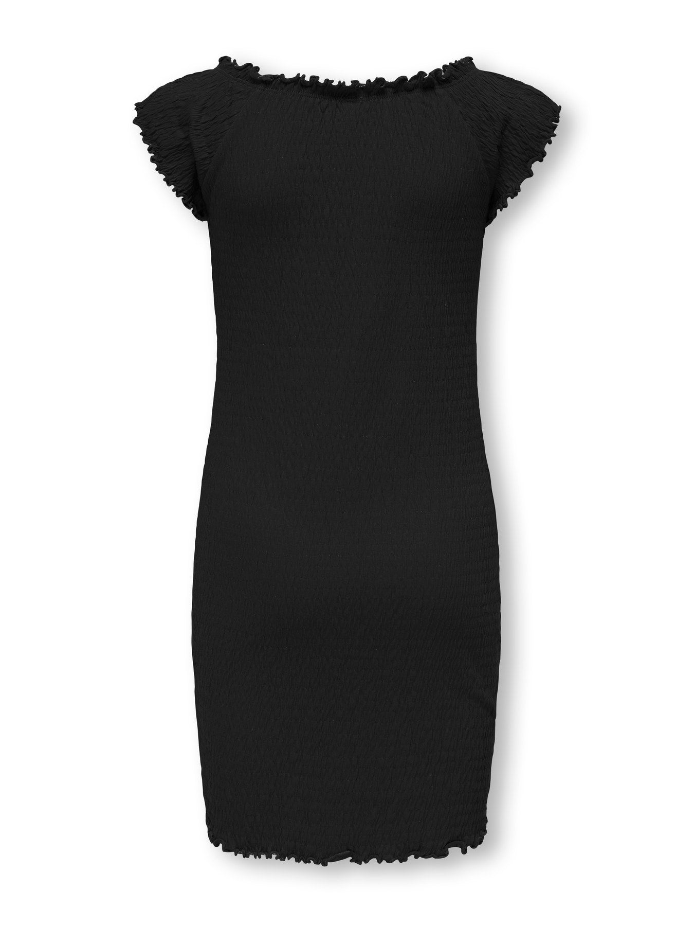 Svart kortärmad klänning till flicka. Kort krinklad klänning till ungdom tjej från Only Kids.
KOGJOJO LIFE SS DRESS JRS
15368509