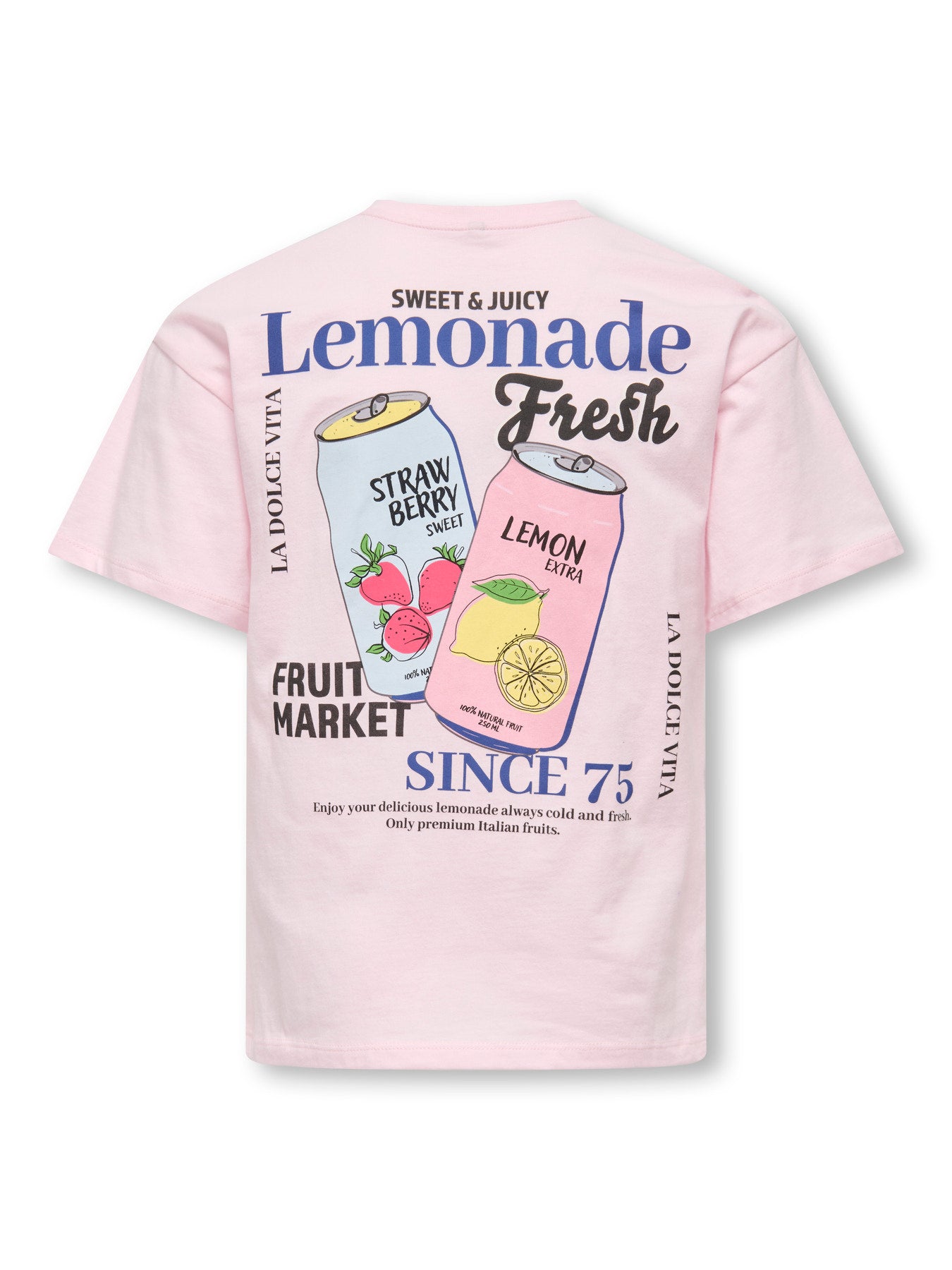 Kul t-shirt med backprint av lemonad citron till flicka. Tjej kortärmad topp i ekologisk bomull från Only Kids.
KOGCANA LIFE SS RLX PRINTED TOP JRS
15368763