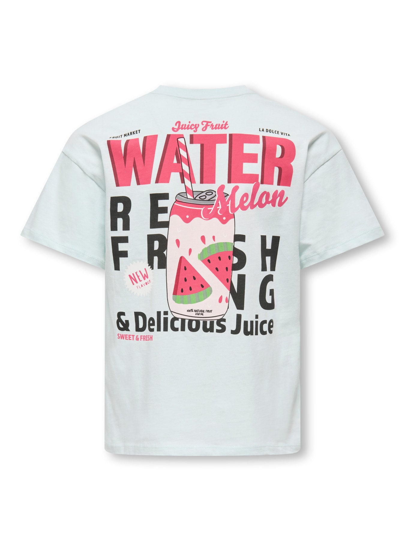 Kul vit t-shirt med rosa backprint av Vatten Melon, Water Melon till flicka. Tjej kortärmad topp i ekologisk bomull från Only Kids.
KOGCANA LIFE SS RLX PRINTED TOP JRS
15368763