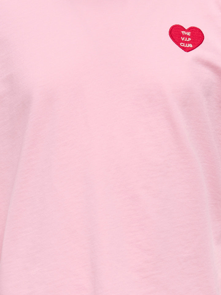 Rosa kortärmad t-shirt till flicka. Only barn tröja, rosa med rött hjärta. T-shirt, topp i enfärgat rosa till tjej, short topp.
KOGLIVINA S/S O-NECK SOLID TOP JRS
15370019