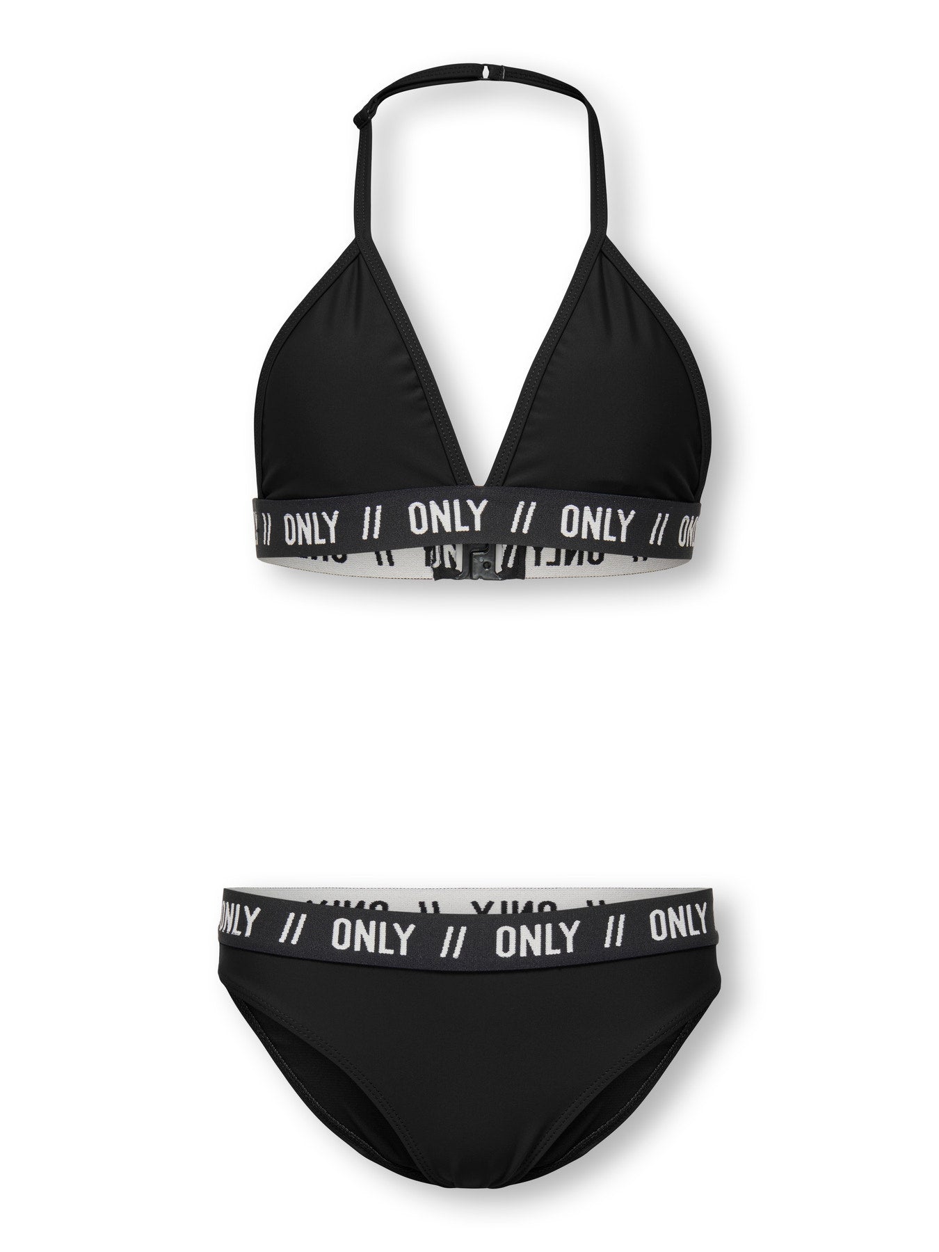 Svart snygg bikini till ungdom tjej. Sportig barn bikini till flicka, svart med text ONLY. Ungdoms bikini till flicka, badkläder från KidsOnly.
KOGSANDY LOGO BIKINI SET ACC
15371214